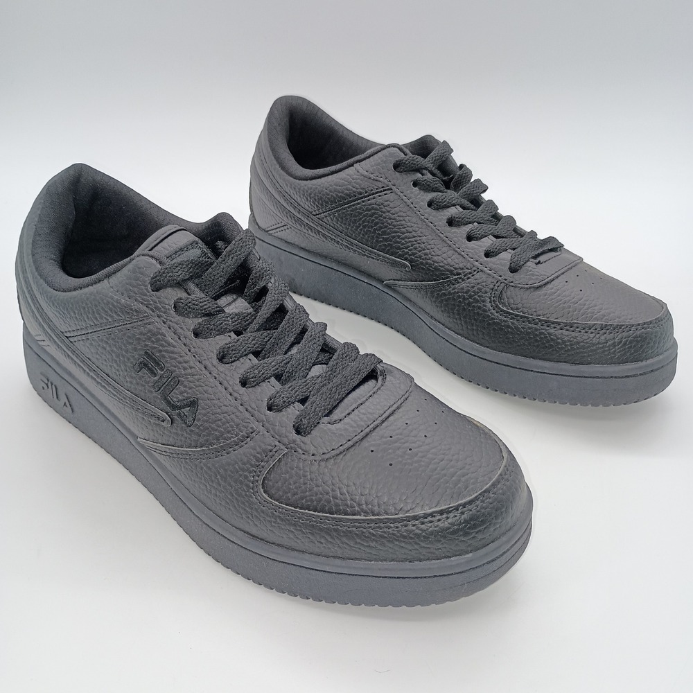 Fila Panache Womens Sneakers Triple Black 5CM01116-001 Shoes Size 10